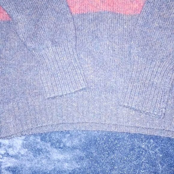 st michael 100% wool sweater Red Mens L 44in Chest Made In Uk Unisex - Picture 4 of 6